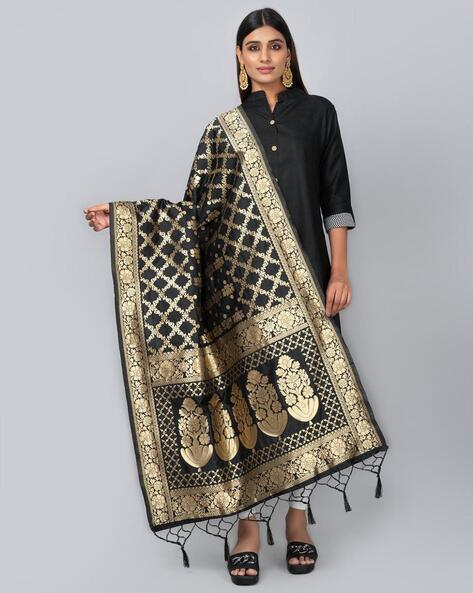 Printed Dupatta with Tassels Price in India