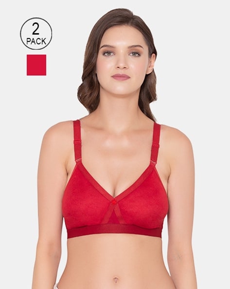 Pack of 2 Non-Wired Full-Coverage Bras