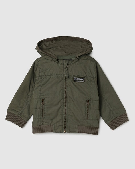 Buy Olive green Jackets & Coats for Boys by MAX Online | Ajio.com