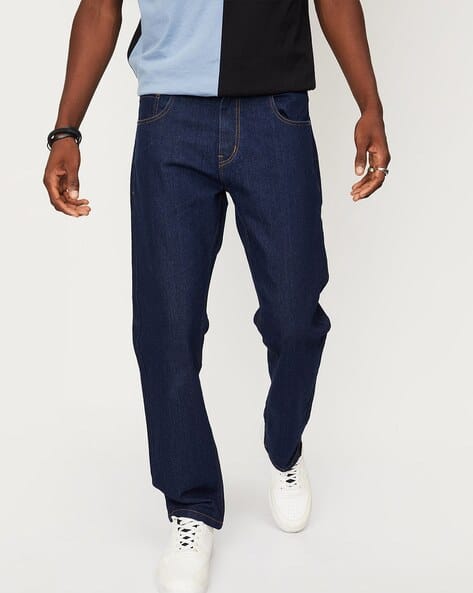 Buy Royal blue Jeans for Men by MAX Online