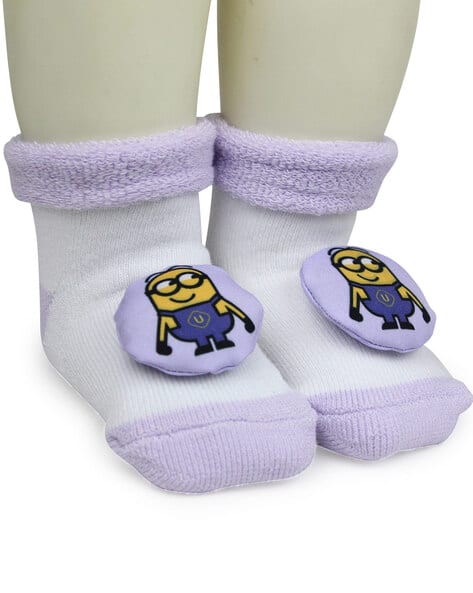 USOXO Cartoon Print Booties