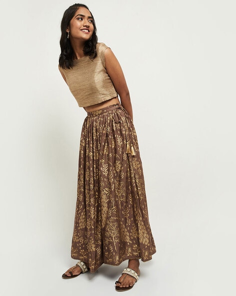 Indian long maxi top skirts