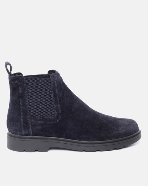 U Spherica EC1 Leather Ankle-Length Chelsea Boots