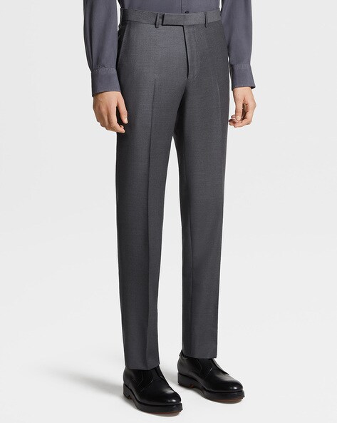 Men's Charcoal Gray Suit Pants | Charcoal gray suit, Gray suit, Dark grey  dress pants