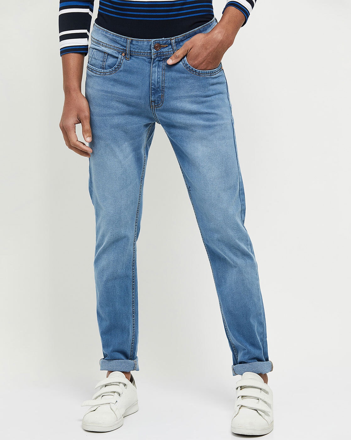 Non stretchable jeans cheap for mens