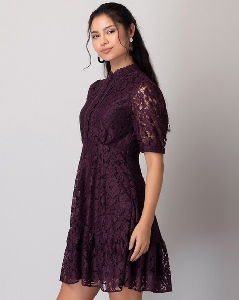 Faballey best sale maroon dress