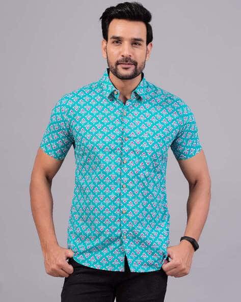 Men Printed Regular Fit Shirt