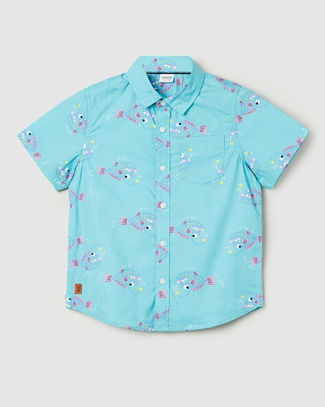 Buy Fish Print Shirt Online In India -  India