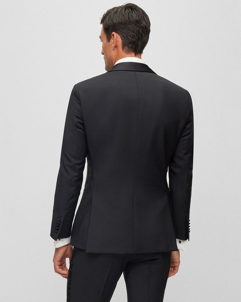 BOSS - Slim-fit tuxedo in Italian virgin wool and mohair