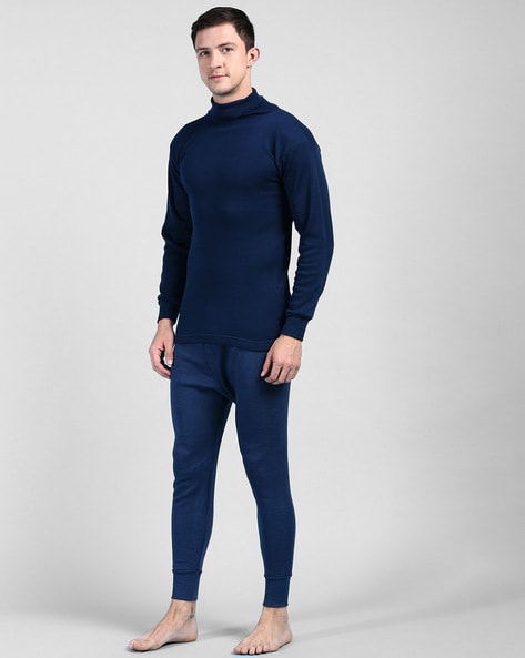 Blue Warm Cotton Blend Winter Thermal Wear, Men at Rs 140/piece in Ludhiana