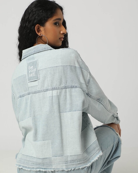 Buy Wrangler Charcoal Relaxed Fit Denim Jacket for Men's Online @ Tata CLiQ