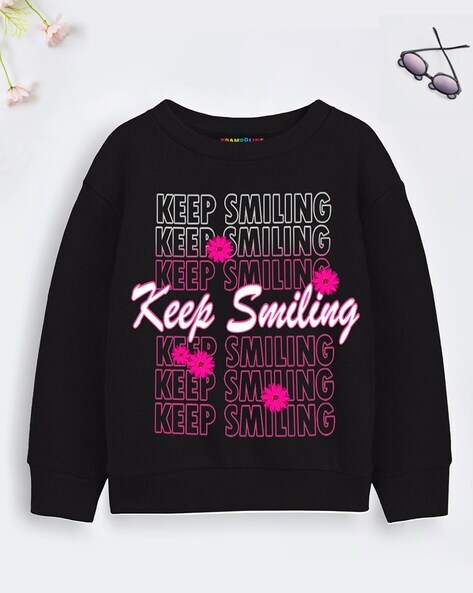 Buy Pink Sweatshirts & Hoodie for Girls by Trampoline Online