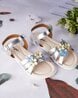 Buy Silver Sandals for Girls by BOYZ N GALZ Online