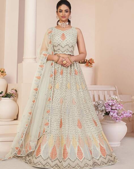 Semi Stitched Lehengas, Online Trendy Semi Stitched Lehengas -  Stylecaret.com