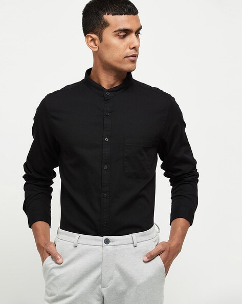 Buy Black Shirts for Men by MAX Online | Ajio.com