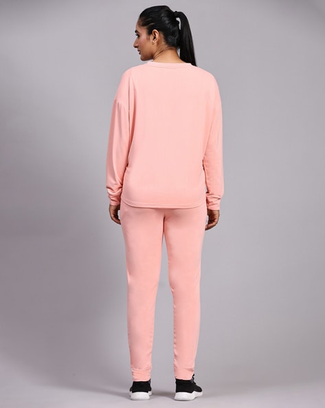 Lace Round-Neck Tracksuit