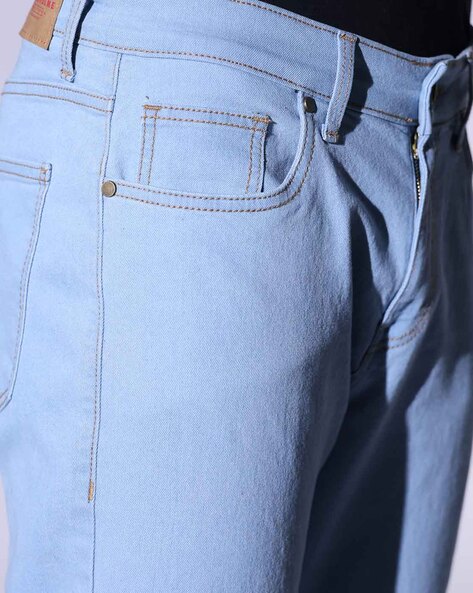 Buy Sky Blue Trousers & Pants for Men by Hubberholme Online