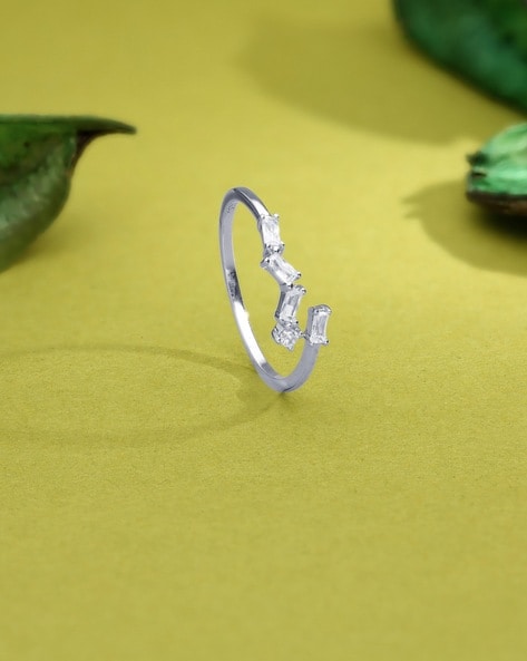 Flower Design Silver Ring Female Jewelry - Gem O Sparkle