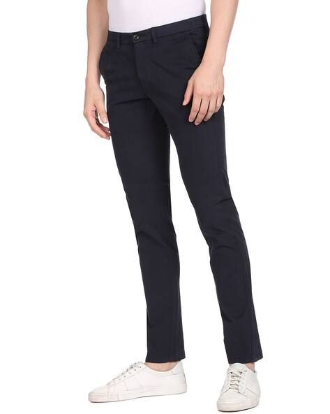 Price History of Arrow Sports Men Navy Bronson Slim Fit Solid