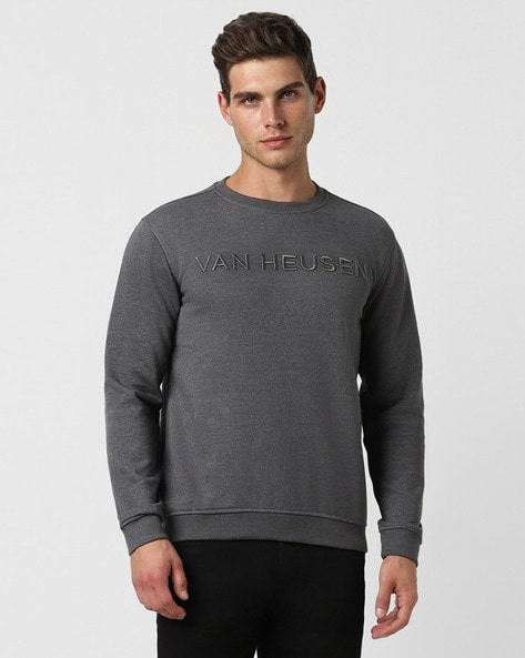 Buy Grey Sweatshirt Hoodies for Men by VAN HEUSEN Online Ajio