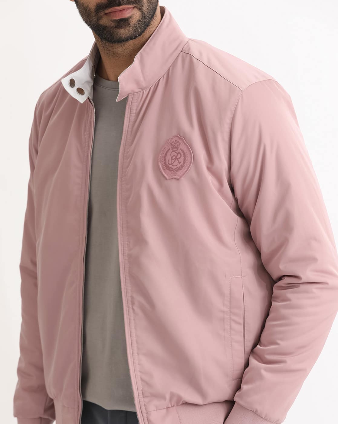 Buy Pink Jackets & Coats for Men by Rare Rabbit Online | Ajio.com