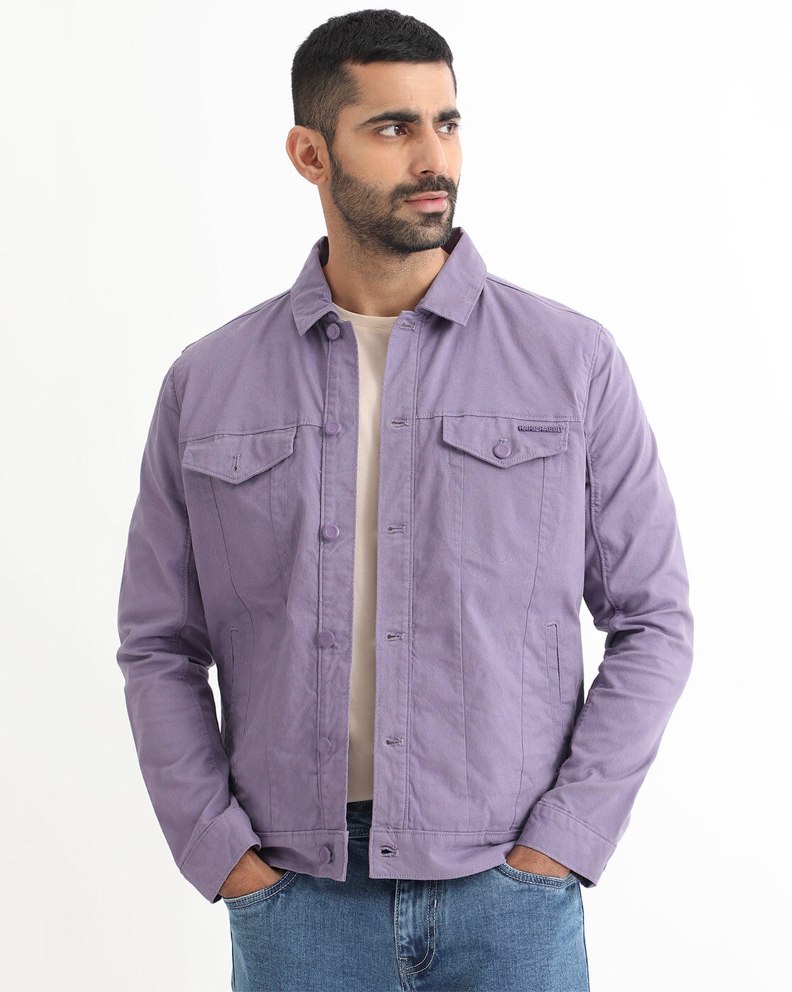 Mens Purple Varsity Jacket - Bang – Vyve