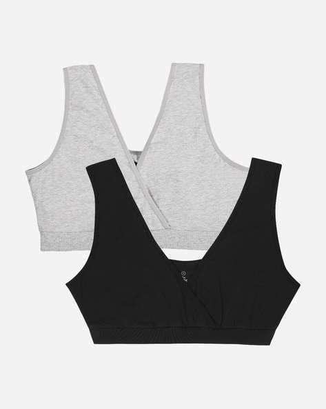 Buy Black, Grey Bras for Women by THE MOM STORE Online