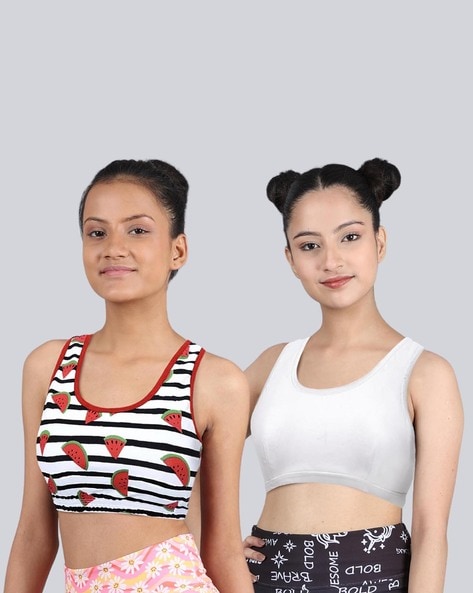 Buy White Bras & Bralettes for Girls by Dchica Online