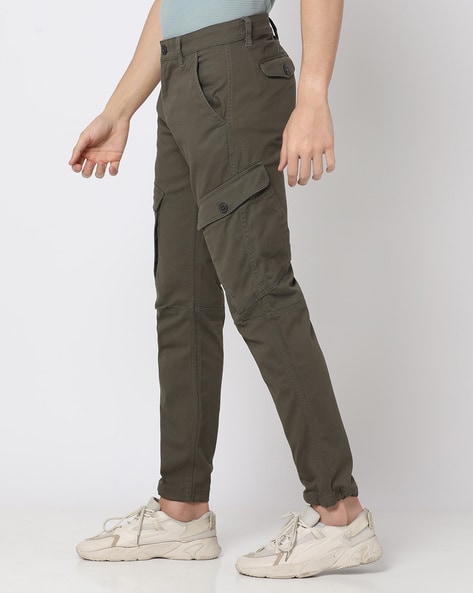 Mens tapered cargo joggers hot sale