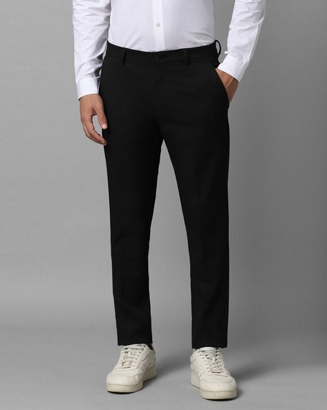 LOUIS PHILIPPE Slim Fit Men Grey Trousers - Price History