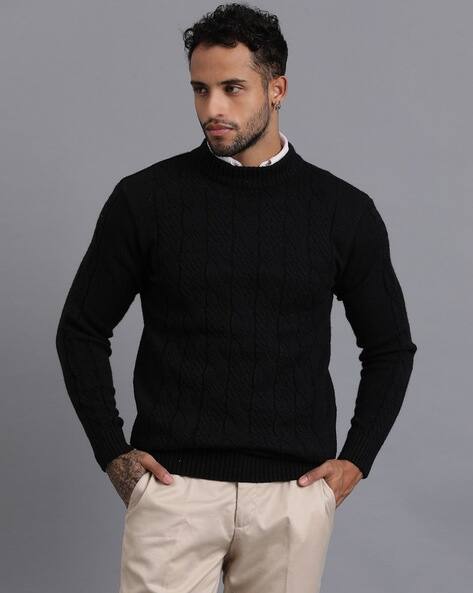 Buy Black Sweaters Cardigans for Men by JAVINISHKA Online