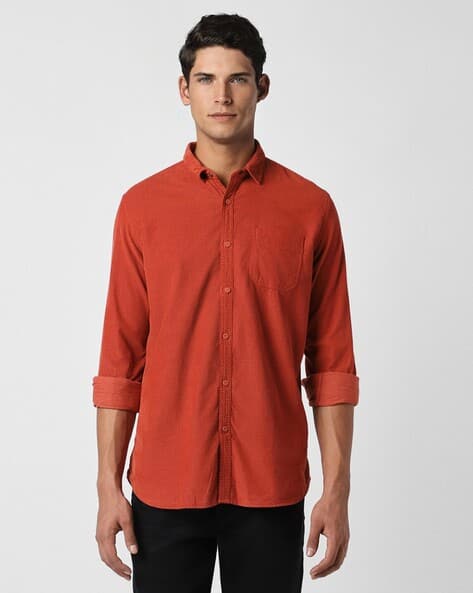 Buy Orange Shirts for Men by VAN HEUSEN Online