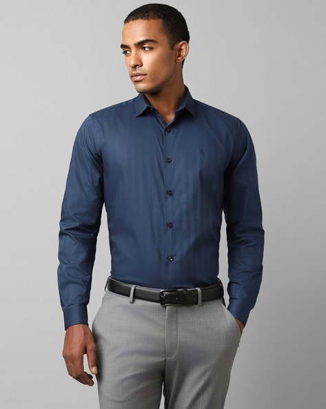 Buy Blue Shirts for Men by ALLEN SOLLY Online