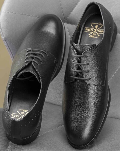 Red tape men's leather best sale formal shoes
