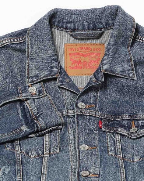 Levi's vintage fit denim trucker jacket in very black - ShopStyle