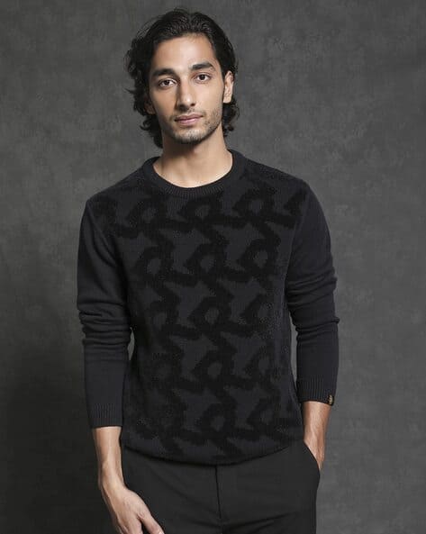 Buy Black Sweaters Cardigans for Men by Rare Rabbit Online