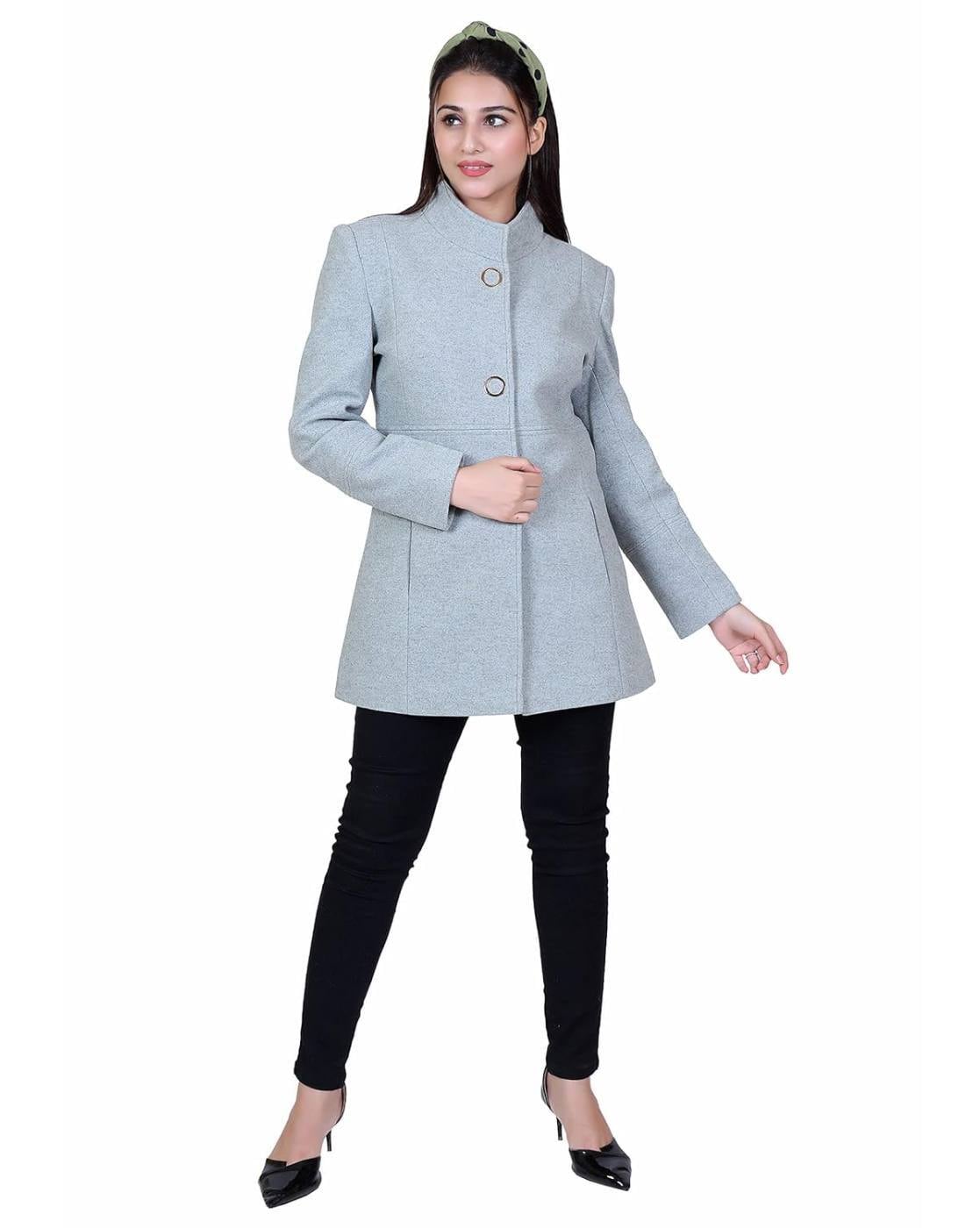 Buy GREY Jackets & Coats for Women by Comfy Sparrow Online