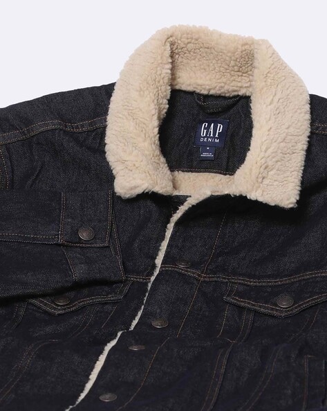 Gap fleece lined clearance denim jacket