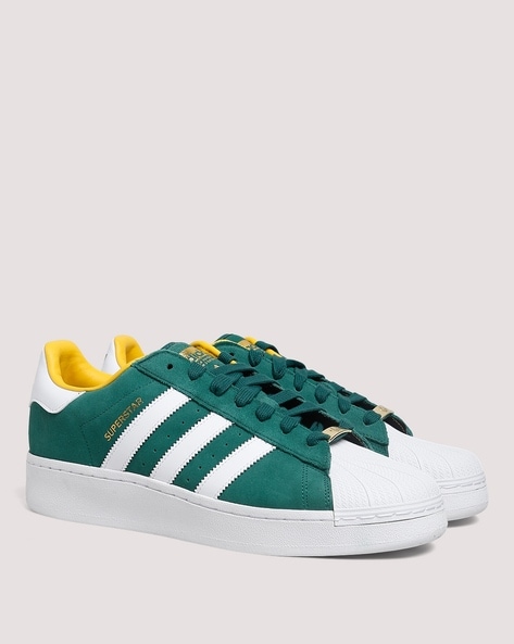 Adidas superstar cheap men green