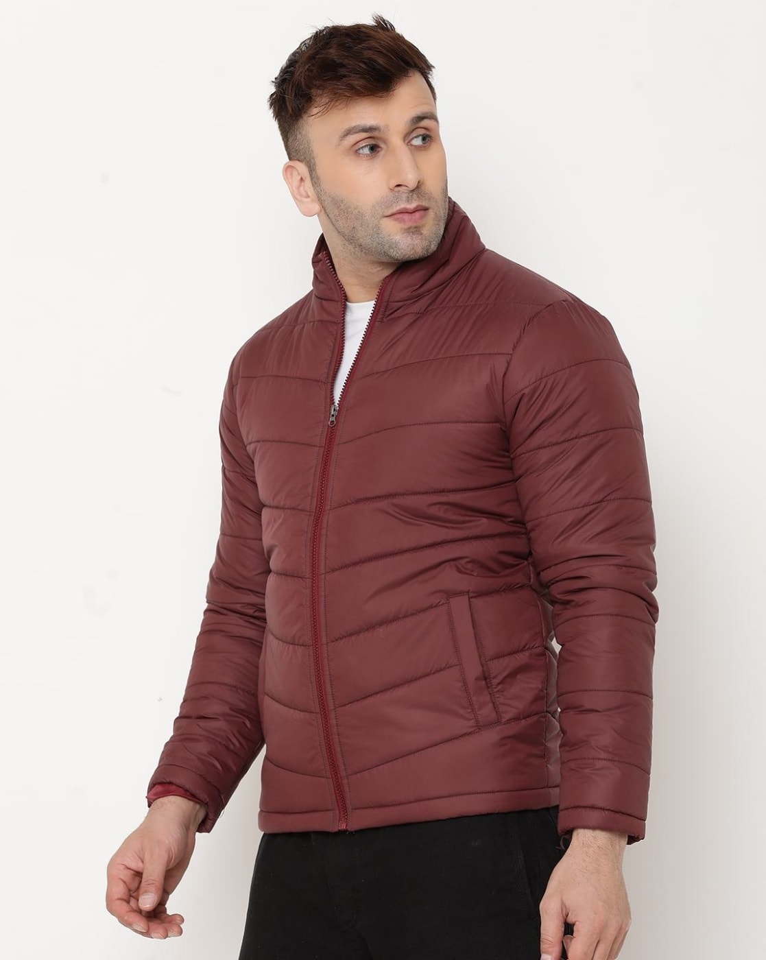 Buy Arrow Sports High Neck Solid Jacket - NNNOW.com