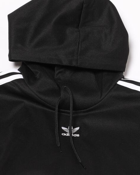 Striped adidas clearance hoodie