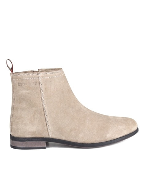 RED CHIEF Slip-On Ankle-Length Boots with Zip-Closure