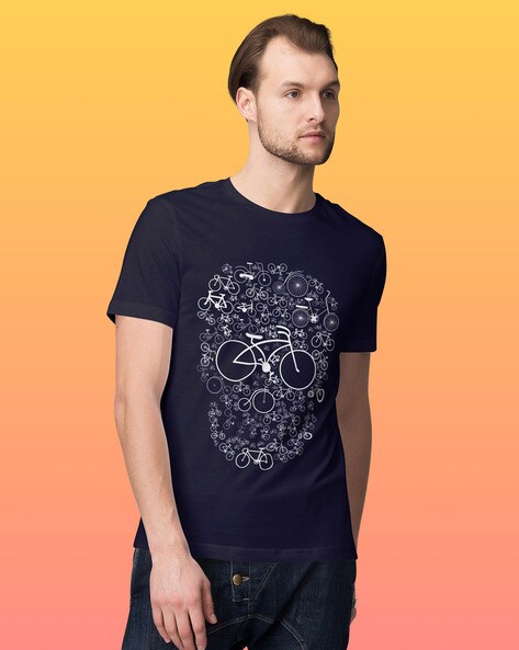 cycle print t shirt