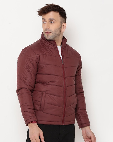 Maroon shop parka mens