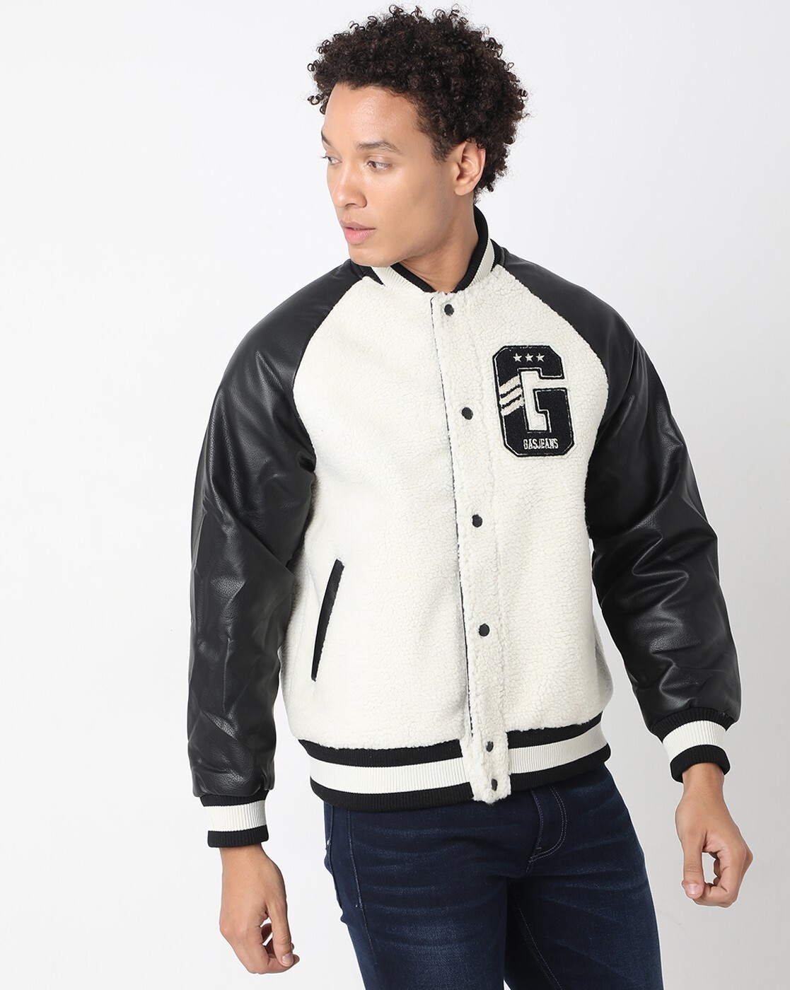 Navy Woollen Letterman Varsity Jacket | Buy Mens Jacket | Fugazee – FUGAZEE