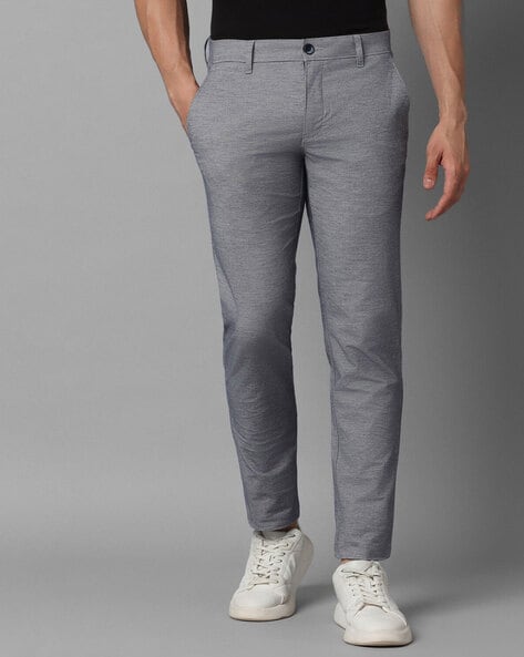 Louis Philippe Ath.Work Tapered Men Grey Trousers - Buy Louis Philippe  Ath.Work Tapered Men Grey Trousers Online at Best Prices in India |  Flipkart.com