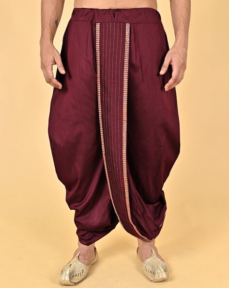 Dhoti Pants | Burgundy Red Cotton – Spoil Me Silly by Sonali
