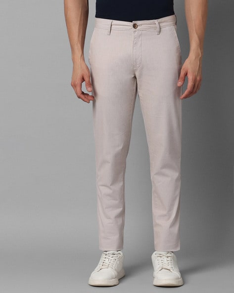 Buy Louis Philippe Sport Grey Trousers Online