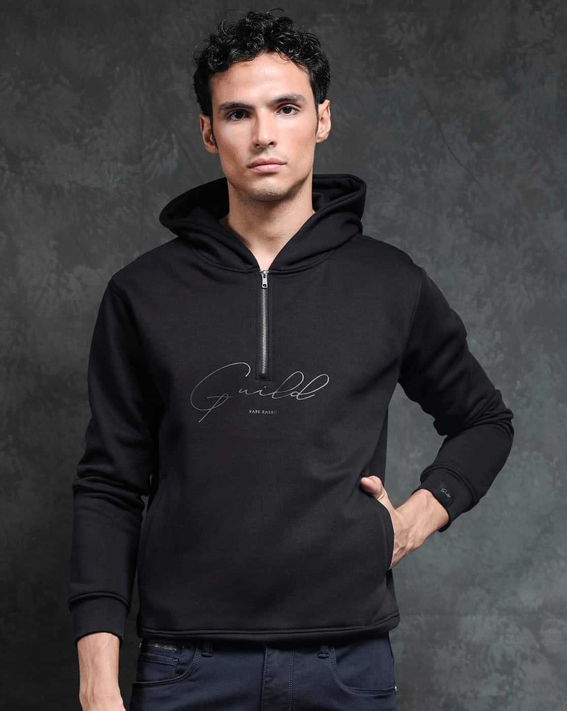 メンズウェア #FR2GOLF Black Watch Rabbit Sweatshirt -1117Wx1400H-466786586-black-