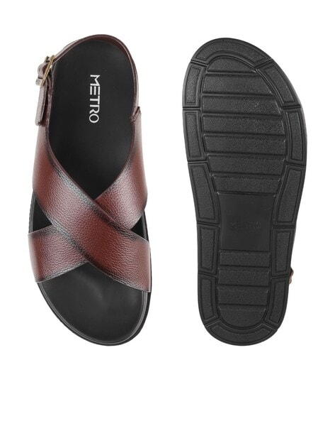 Buy Brown Flip Flop & Slippers for Men by Metro Online | Ajio.com